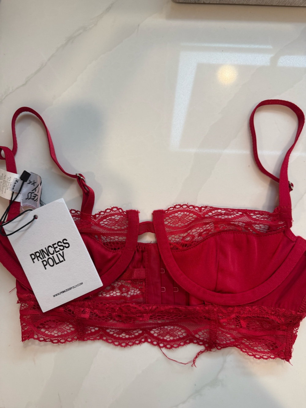 Princess Polly Scarlet Lace Bralette